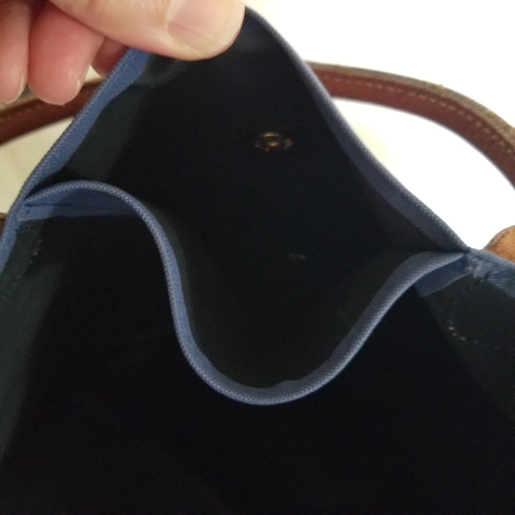 Blue Longchamp Paris LesPliages bag - Picture 7 of 7